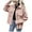 Red, variant on HOWPAY Barn Jackets for Women Button down Oversized Lapel Collar Vintage Coats with Pockets Long Sleeve Solid Color Casual Outerwear Fall Winter Clothes Beige M