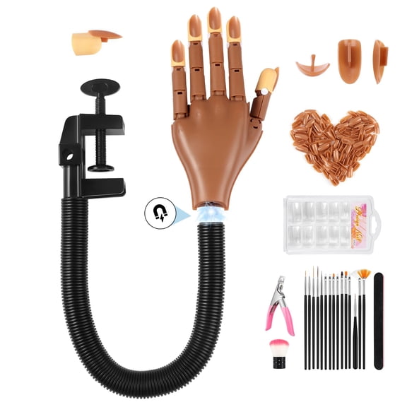 Adonafy de mano Magnetic Practice para uñas acrílicas con kit