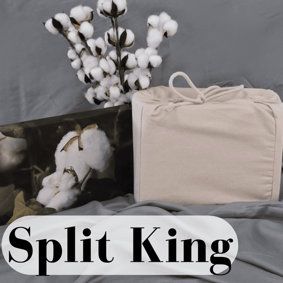 Simply Cuddly Split King waterproof mattress protector 100% Organic Cotton Mattress Protector, Chemical Free, fights bacteria, blocks allergens it's designed to protect a bed