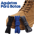 thumbnail image 3 of 4 Par Agujetas Botas Combinadas Redondas Reforzadas 120cm, 3 of 6