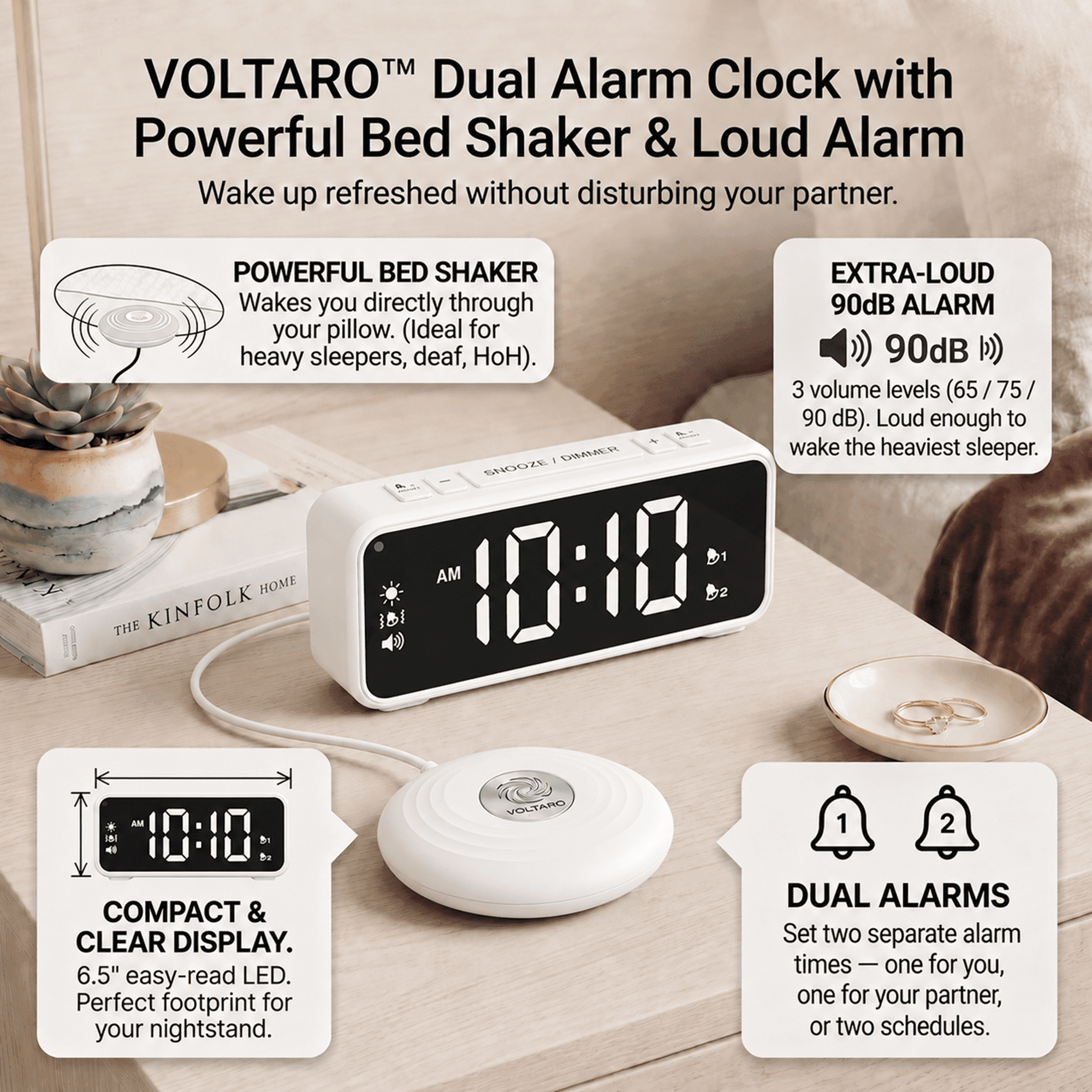 49 e 2603 a f 235 4162 826 b 47 fa 31 e 3 fe 9 d. 7 d 9 f 9 acff 6 abf 0 fffafda 9 dec 0681 dfb Voltaro Loud Vibrating Alarm Clock with Bed Shaker for Deaf, Heavy Sleepers - 49 e 2603 a f 235