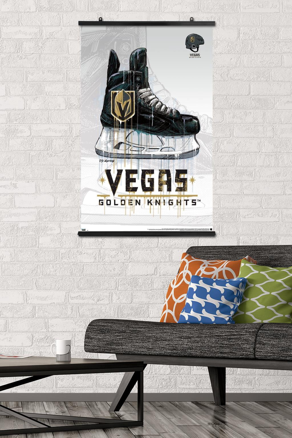 NHL Vegas Golden Knights - Drip Skate 20 Wall Poster, 22.375" x 34"