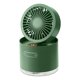 thumbnail image 2 of ventilador de aire acondicionado, plegable, silencioso, ajustable, USB, recargable, difusor de refrigeración personal para dormitorio, viajes, Verde BLESIY Ventilador de escritorio, 2 of 6