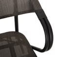 thumbnail image 4 of GDF Studio Caralee Outdoor Parisian Cafe Chair, Black and Dark Brown, 4 of 10