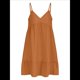 thumbnail image 3 of Vestido de Verano para Mujer 2025, Sin Mangas, con Tirantes Finos y Cuello en V, Informal, Estilo Swing. Naranja Rojo S, 3 of 7