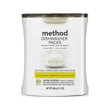 Method Dishwasher Packs - Lemon Mint - 30 ea Pack of 2