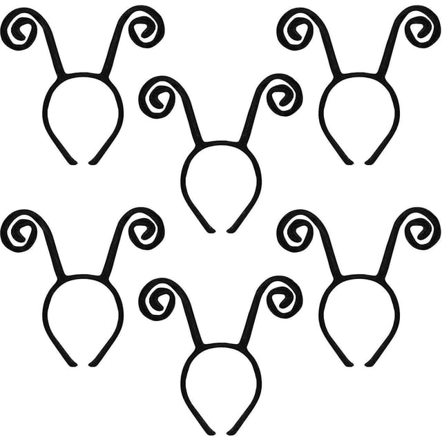 Diadema de antena de mariposa, diadema de antena de insecto, accesorios de disfraz de mariposa para fiesta de disfraces, accesorios de fotografía para Cosplay, regalos, 6 piezas, n