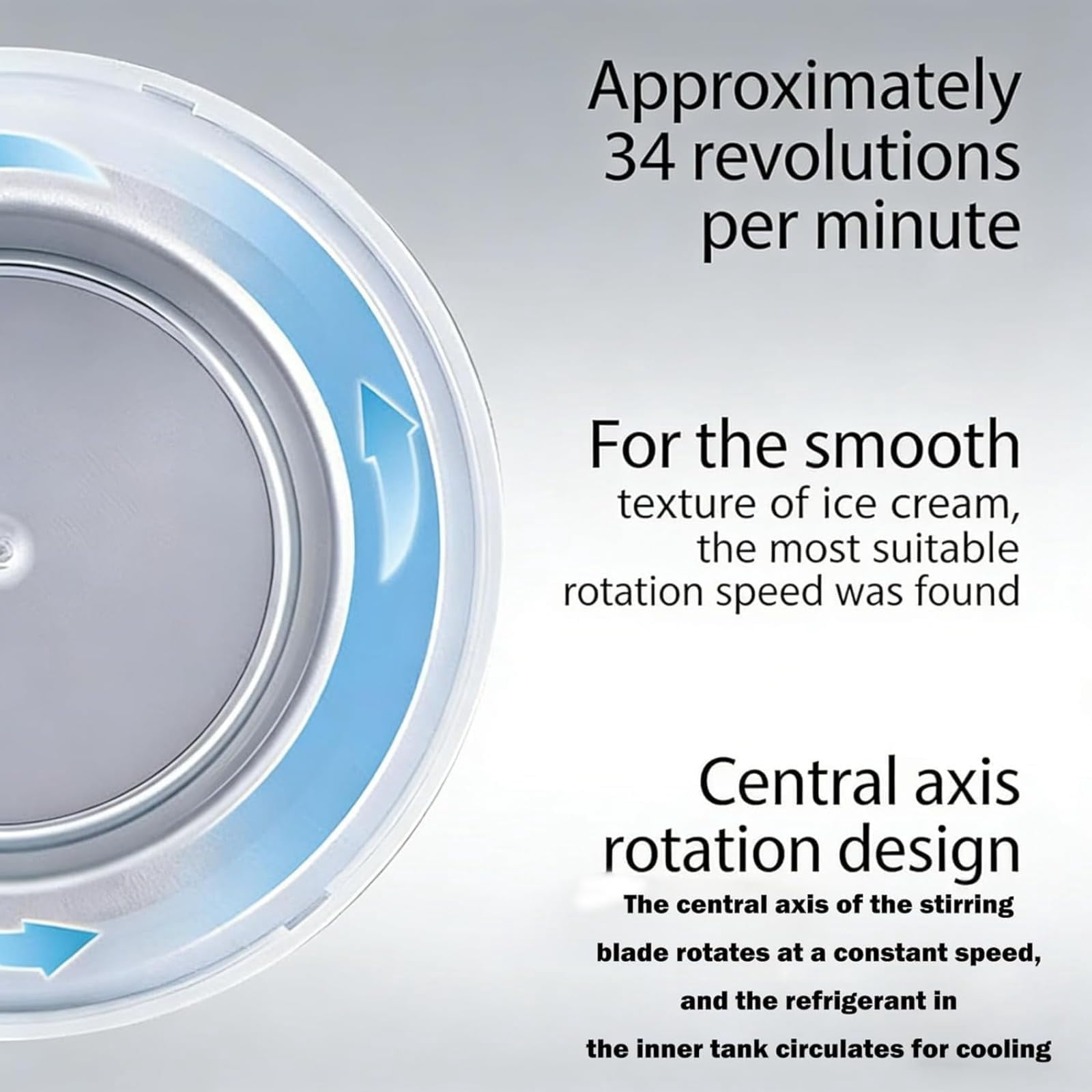 Small Home Mini Ice Cream Maker, 17oz Electric Homemade Ice Cream Machine With 15 Min Fast Making, One Touch Operation, Easy To Clean For Family Dorms