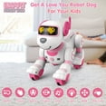 thumbnail image 3 of VATOS Remote Control Robot Dog Toy for Kids - Interactive Touch & Follow 17 Functions Robot Dog Pet, Programmable Smart Walking Puppy Intelligent Dancing RC Robot Toy, 3 of 7