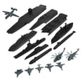 thumbnail image 3 of Portaaviones de juguete de 17 piezas, modelo de barco para colección, regalo, helicóptero, barco de , juguete para niños y adultos, 3 of 8