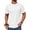 White, variant on RICHCOIN Men's T Shirts Longline Curved Drop Tail Crewneck Short Sleeve Tee Hipster Fitted Shirt