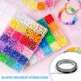 thumbnail image 4 of Cuerda elástica de pulsera Uxcell de 11 yardas, cuerda elástica de 0.5 mm, cuerda de cristal para cuentas negra, 4 of 6