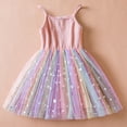thumbnail image 2 of XFHLMJFF Girls Dress Children Toddler Sleeveless O-Neck Hearts Love Heart Prints Tulle Princess Party Frocks Comfortable Dailywear, 2 of 9