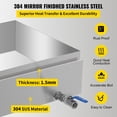 thumbnail image 3 of VEVOR Maple Syrup Evaporator Pan 24x18x6 inch Stainless Steel Maple Syrup Boiling Pan for Boiling Maple Syrup, 3 of 9