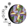 thumbnail image 4 of Yiaed German Shepherd Dog Print Tire Wheel Cover, Waterproof Spare Tire Cover Fit for Jeep, Truck,Trailer, RV, SUV, Camper and Most Vehicle-15 inch, 4 of 6