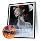 thumbnail image 3 of Lleno Diamantes Cantante Rock Francés Johnny Hallyday Serie Personajes Diamante Resina 30*40CM JShteea, 3 of 9