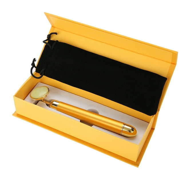 Masajeador facial dorado: Antiarrugas, Adelgazante Facial, Microcorriente