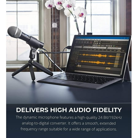 Cloud Microphones CL-1 Cloudlifter Mic Activator with ATR2100X-USB Mic & Blucoil Pop Filter