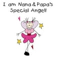 thumbnail image 2 of CafePress - Nana And Papa's Angel Infant Bodysuit - Baby Light Bodysuit, Size Newborn - 24 Months, 2 of 4