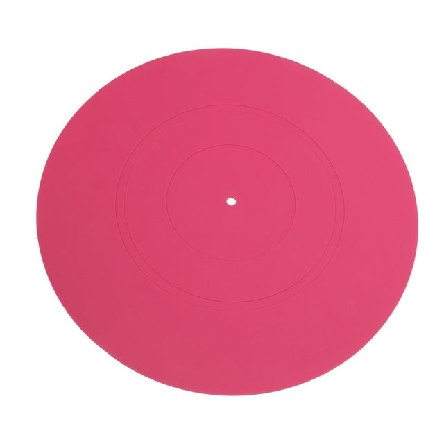 Rubber Turntable Mat, Record Platter Slipmat Replacement for 12 Inch Record Player, Anti Static Slipmat, Universal Turntable Slip Mat
