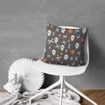 thumbnail image 4 of Halloween Throw Pillow Cases Happy Halloween Ghost Boo Spooky Pillow Cover Sofa Bed Throw Cushion Cover for Living Room Decor,18x18 Inch (2Pcs), 4 of 6