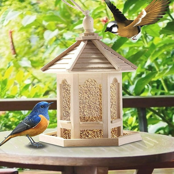 Mangeoire à oiseaux extérieure Grande capacité Mangeoire à oiseaux