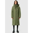 thumbnail image 6 of Marikoo Women's Calf-Length Winter Coat with Hood - Detachable Faux Fur Collar - Nadaree XVI, 6 of 8