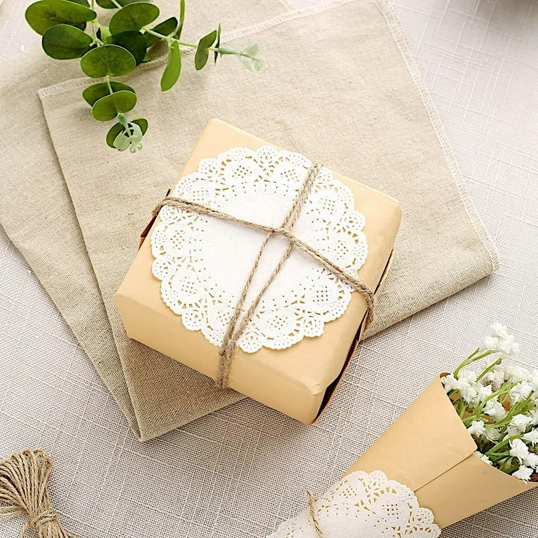 Tim&Lin White Lace Paper Doilies - 4 inch Round Paper Doilies - Disposable  Paper Placemats - for Wedding, Birthday, Cakes, Desserts, Tableware Food