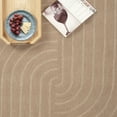 thumbnail image 4 of Geometric Handtufted Wool Carpet Beige, Graham, 4 of 7
