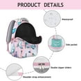 thumbnail image 4 of "Elegant Butterfly Backpack for School & College - Water-Resistant Laptop Bookbag with Padded Straps, Stylish Floral Print Gift for Teens & Adults, Spacious & Lightweight", 4 of 6