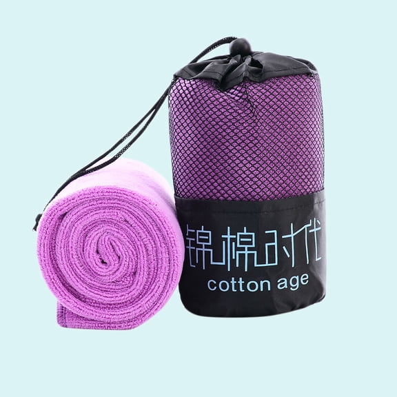 Minkissy Quick Dry Cooling Towel Sports Towel Purple for Running 1Set