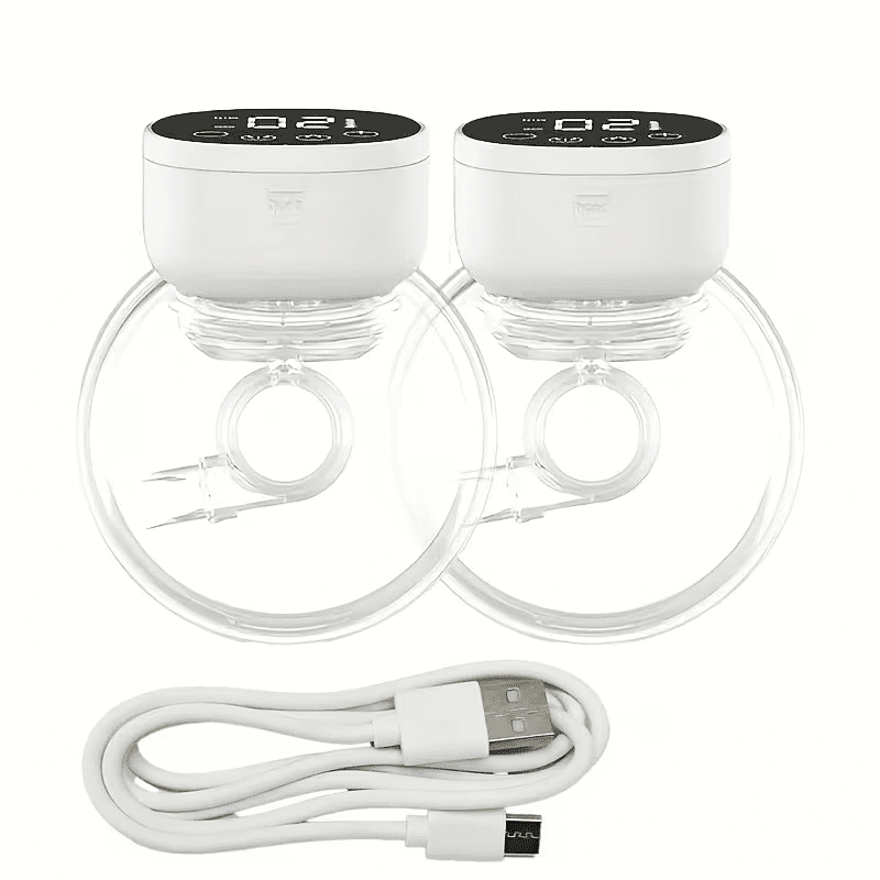 Portable Breast Milk Collection Tool for Nursing Moms, Includes USB Charging Cable