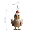 thumbnail image 3 of SIEYIO Adorable Cartoon Chicken Earrings for Women Cute Ear Studs Adornment Trendy Ear Hooks Charm Ornament Jewelry Accessories, 3 of 15