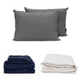 thumbnail image 1 of Protector de Colchón Individual + Sábanas Softy Azul + Almohadas 2Pack, 1 of 8