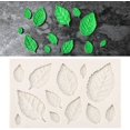 thumbnail image 5 of Hojas de Silicona 3D para pasta de azúcar, tartas y chocolate, decoración de moldes, manualidades infantiles, cumpleaños, etc., 5 of 5