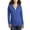 Deep Royal, variant on Womens Medal Full Zip Hoodie Lightweight Cotton Blend Hooded Sweatshirt with Ribbed Cuffs