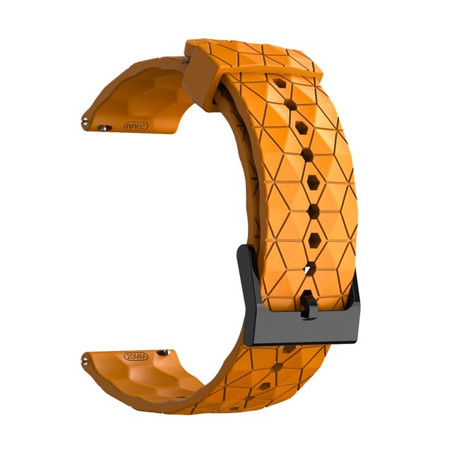 Patrón de fútbol Smartwatch Belt Silicona para Huawei Watch GT3 42mm (Amber Yellow) WDOplteas Para estrenar