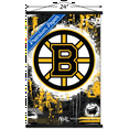 thumbnail image 3 of NHL Boston Bruins - Maximalist Logo 23 Wall Poster with Magnetic Frame, 22.375" x 34", 3 of 5