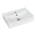 thumbnail image 5 of Imaginations Américaines 19.75-po. W Vessel Set Blanc, 5 of 5