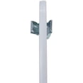 thumbnail image 4 of NAHANCO #1600RCLH 14" White Heavy Weight Plastic Skirt/Pant Hangers with Chrome Clips (Pack of 100), 4 of 6