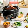 thumbnail image 4 of Beautiful 6 Qt Programmable Slow Cooker, Wildflower Black Sesame by Drew Barrymore, 4 of 14