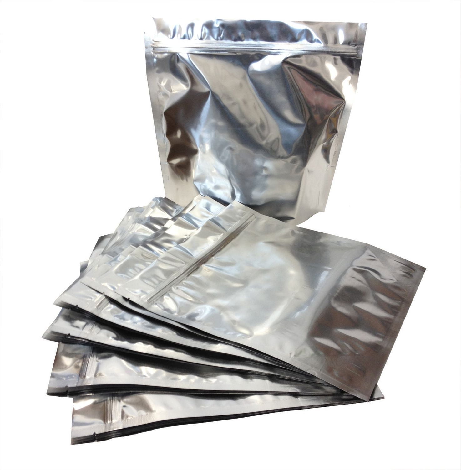 Sac à fermeture à glissière en mylar, capacité de 1 gallon – 20 unités