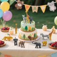 thumbnail image 2 of 12 Pcs Safari Animal Figures Set, Realistic Jungle Zoo Plastic Animal Toys, Educational Play Gift for Toddlers Kids Boys Girls, 2 of 7