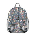 thumbnail image 3 of Border Collie Dog and Flower Florals Backpack Backpack for School,Cute School Bag,Schoolbag with Adjustable Shoulder Straps & Padded Back,13.8"x11.4"x6", 3 of 6