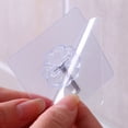 thumbnail image 4 of 10pcs Wall Hook Transparent Reusable Seamless Scratch Waterproof and Oilproof Wall Hook for Bathroom Kitchen Heavy Duty Ceiling, 4 of 7
