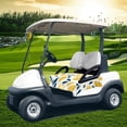 thumbnail image 5 of GARENDE Golf Cart Seat Cover Lightweight Microfiber Golf Cart Seat Towel for 2 Seats Lemon, 5 of 5