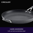 thumbnail image 6 of 14 Inch Hard Anodized Nonstick Fry Pan with Helper Handle - Dishwasher Safe, 6 of 11