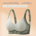 thumbnail image 4 of Gytharion 3-Pack Seamless Sport Bras for Women Stretch Breathable No Underwire Gathering Push Up Yaga Bra Soft Support Full Coverage Everyday Bralette, M-4XL, 4 of 7
