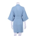 thumbnail image 2 of Minnieouse Bata informal de algodón de crespón para mujer, albornoces de gasa de capas, ropa de dormir con cordones, ropa de baño para el Pijama Verde S, 2 of 6