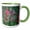 Green/White, variant on 3drose, Juvenile Ruby-throated Hummingbirds, Archilochus Colubris, Texas, 11oz Mug